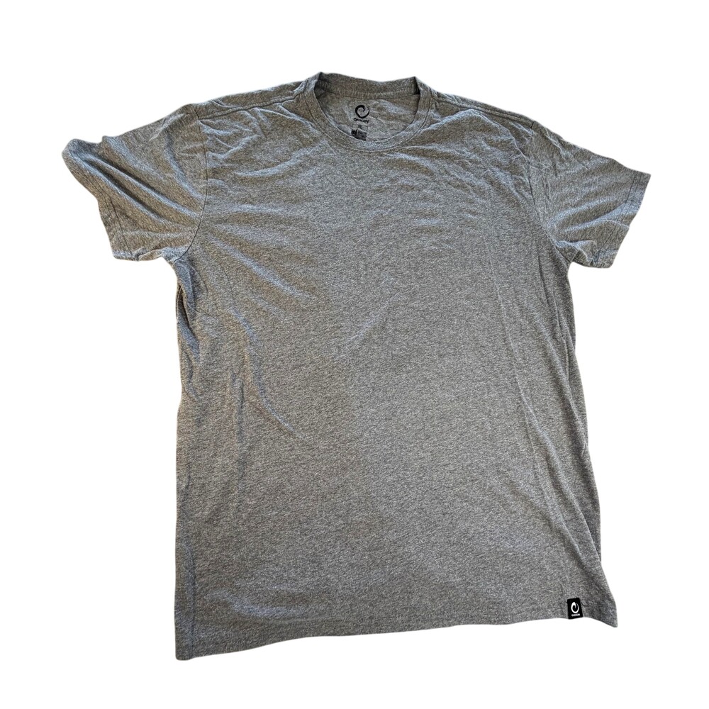 Origin Shirt Mens XL Gray Tagless Made In USA Basic Tee Cotton Blend Crewneck